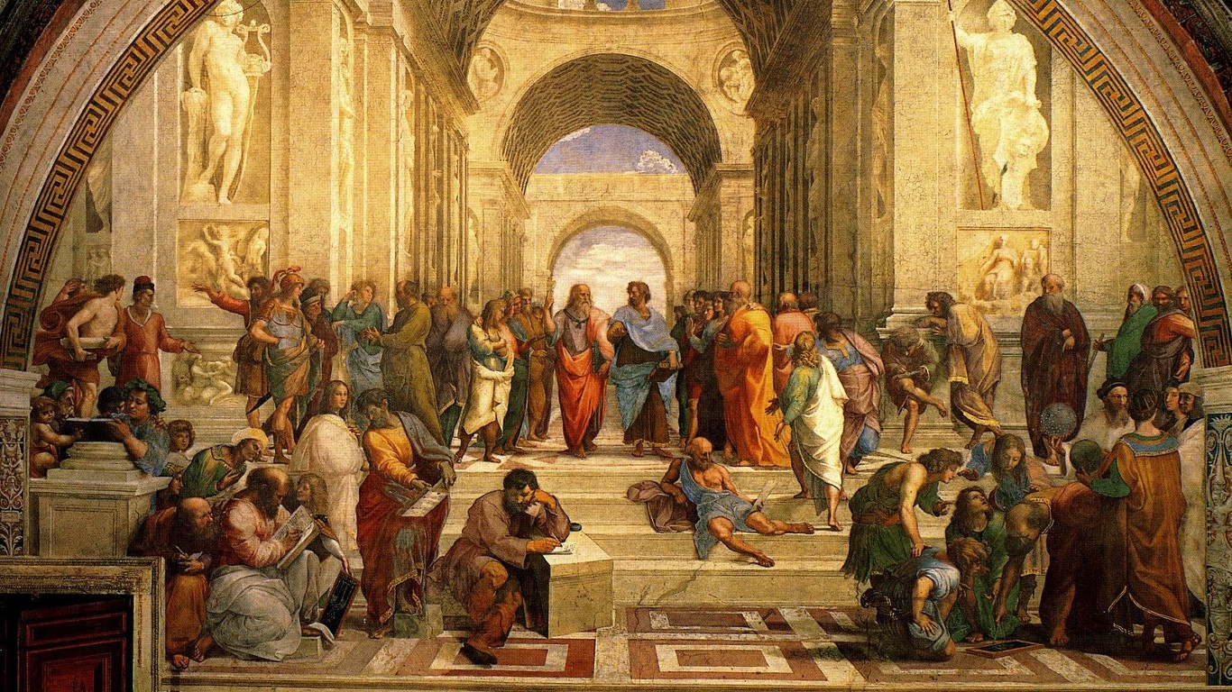 renaissance-the-school-of-athens-classic-art-paitings-raphael-painter-rafael-philosophers-hd-wallpapers