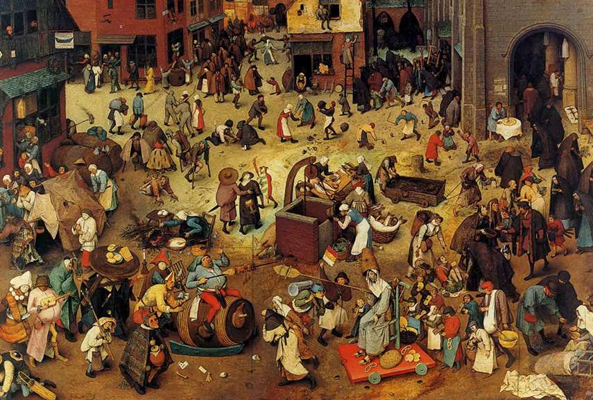 Peter Bruegel the Elder, The Fight between Carnival and Lent, 1559