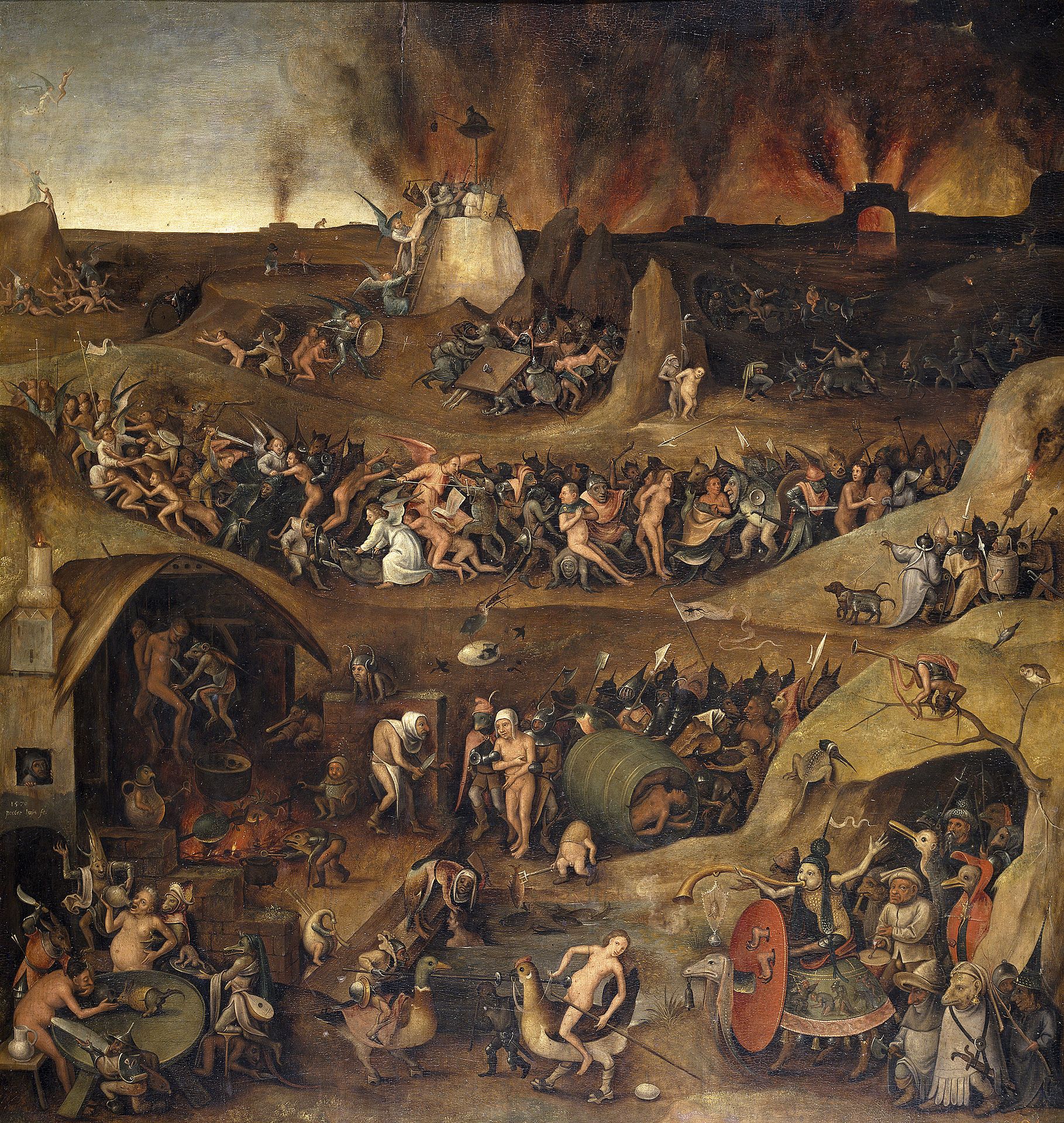 Pieter Huys, The Inferno, 1570