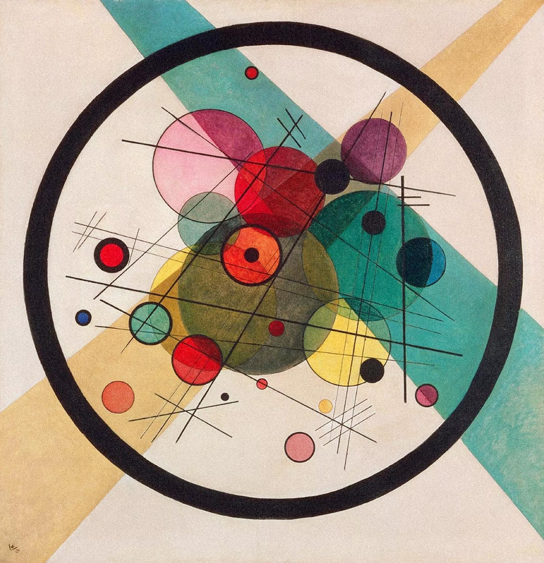 Wassily Kandinsky, Circles in a Circle, 1923