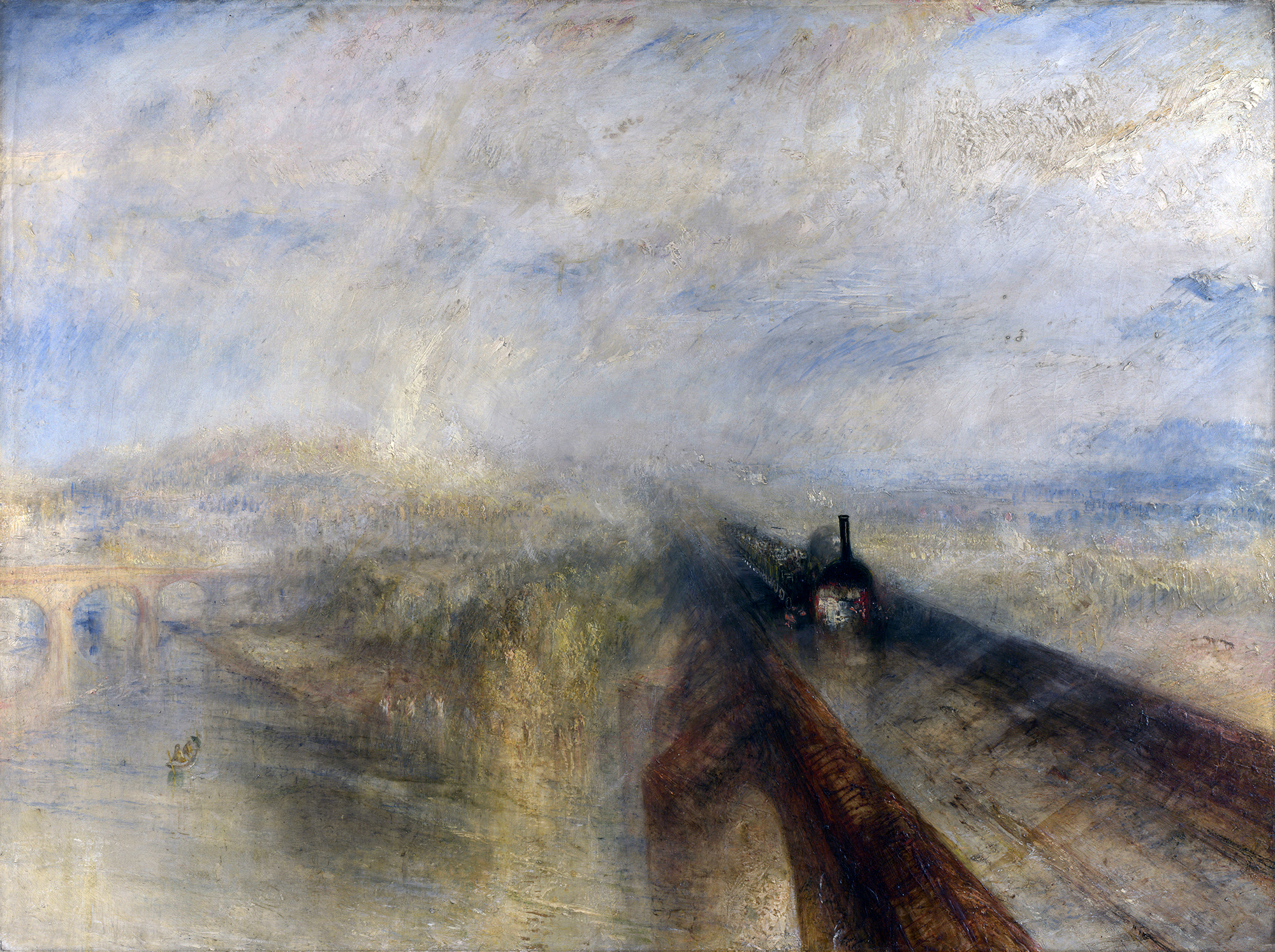 J. M. W. Turner, Rain Steam and Speed the great western railway, 1844
