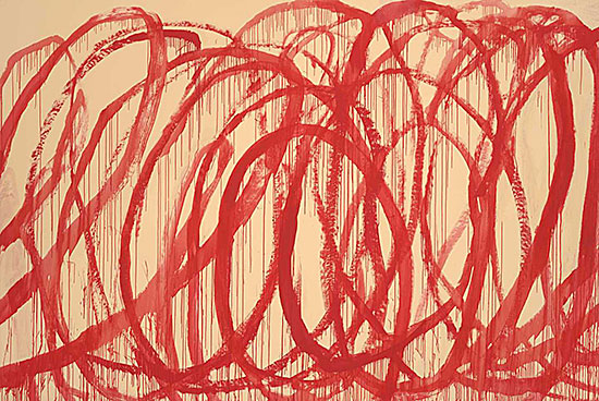 Cy Twombly, Untitled (Bacchus) 2008.