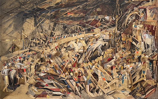 IMAGE: Vieira da Silva, Le désastre ou La guerre", 1942
