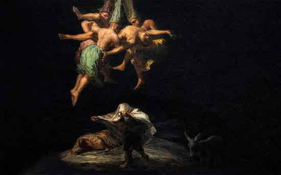 Francisco Goya, Witches’ Flight, ca. 1798.