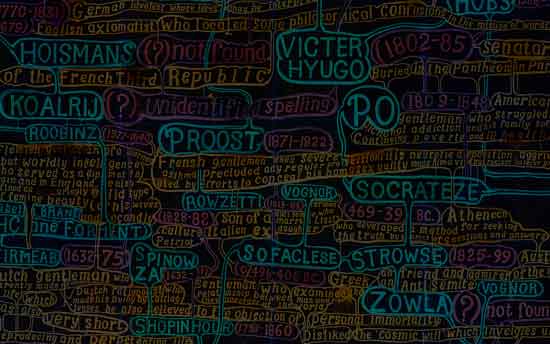 Graham Gillmore, Untitled (Glossary 2002), 2002