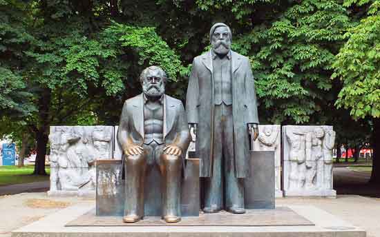 Ludwig Engelhardt, Marx and Engels Monument, Berlin,1986
