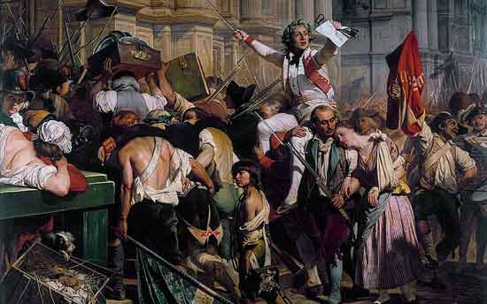 Paul Delaroche, The victors of the Bastille in front of the City Hall, July 14, 1789, 1830-39